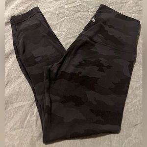 Lululemon Align Leggings 25” | Size 8, Heritage 365 Deep Coal Multi